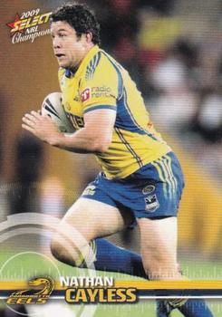 2009 Select NRL Champions #112 Nathan Cayless Front